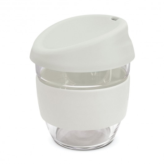 Mini Borosilicate Cups white